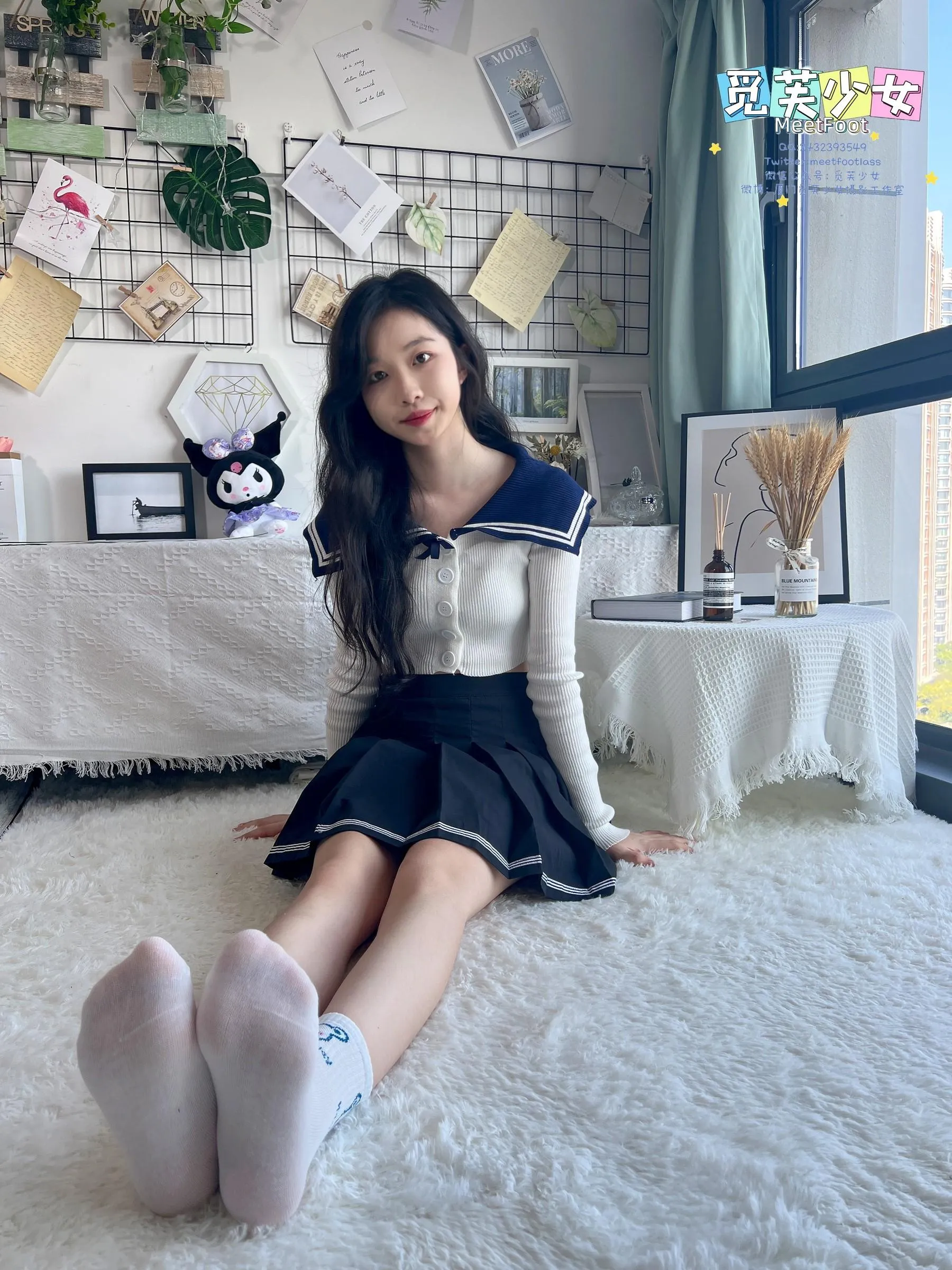 [觅芙少女]NO.018 JK短裙美少女-1 [105P]插图5